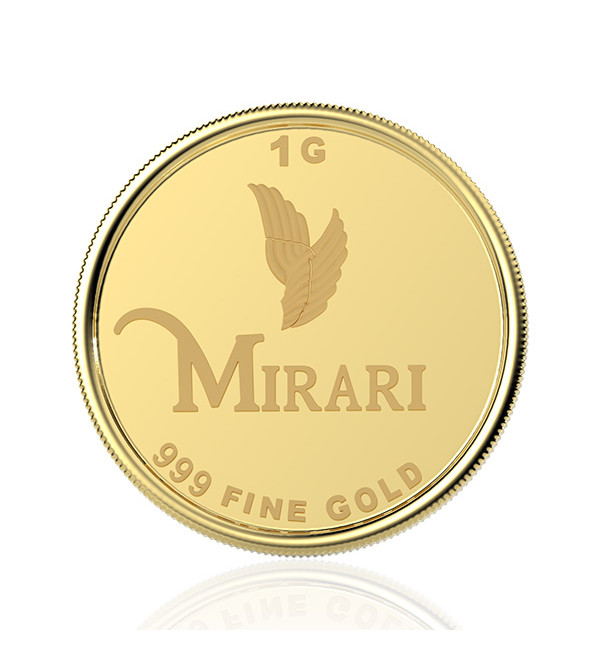 Mirari Gold Coin 1 Gram 999 Fine Gold