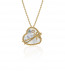 Heart pendant (yellow gold)