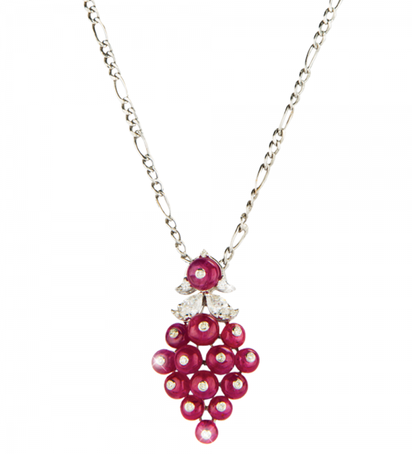 BERRY BUNCH RUBY PENDANT