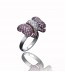 pink sapphire bow ring