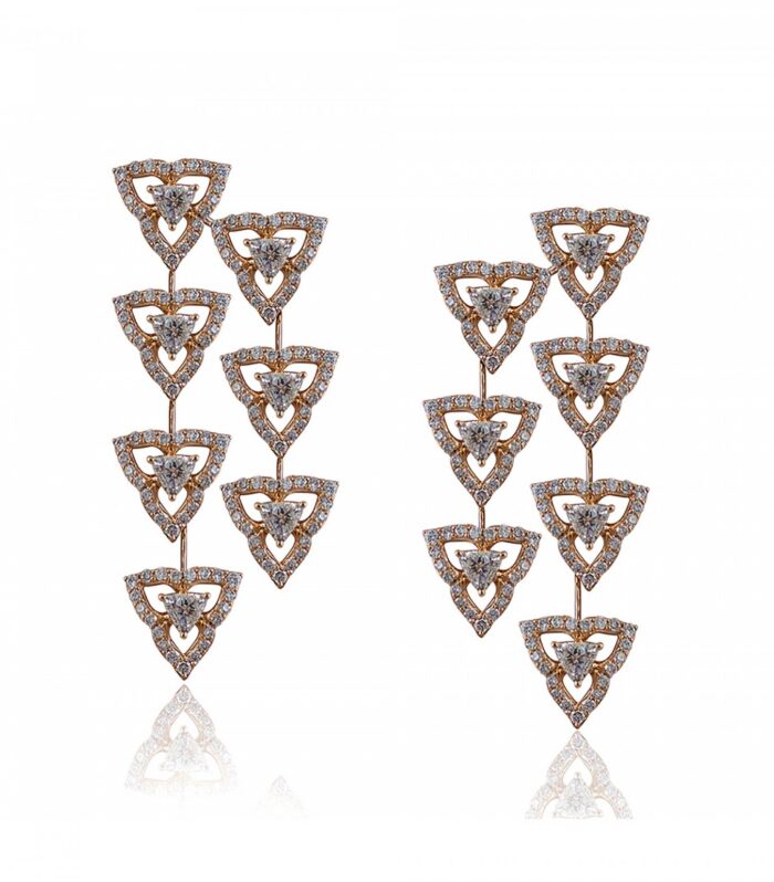 IRIS DOUBLE LINE EARRINGS
