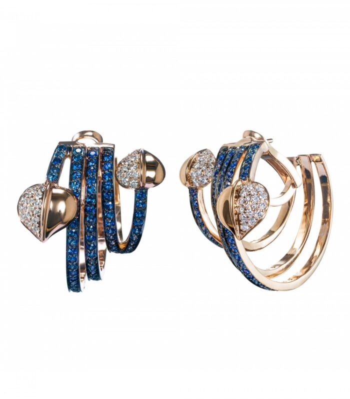 INSIGNIA HOOPS, SAPPHIRE