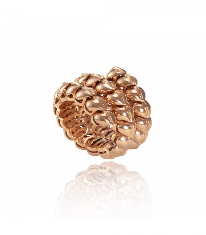 Insignia wrap ring. Rose gold