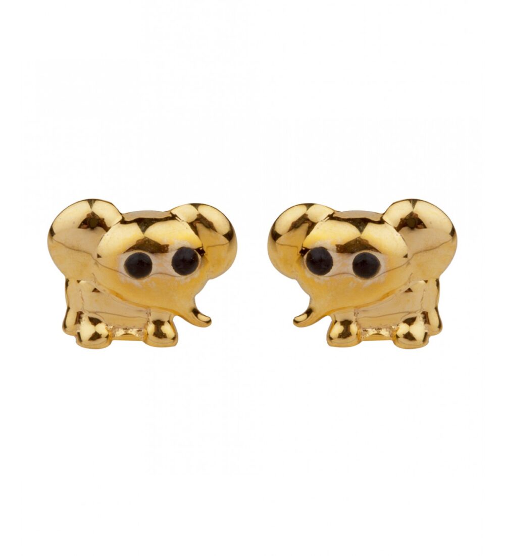 GOLD ELE STUDS