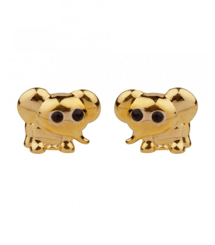 GOLD ELE STUDS