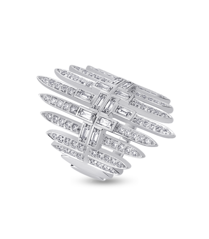 Empire State Diamond Vertical Ring