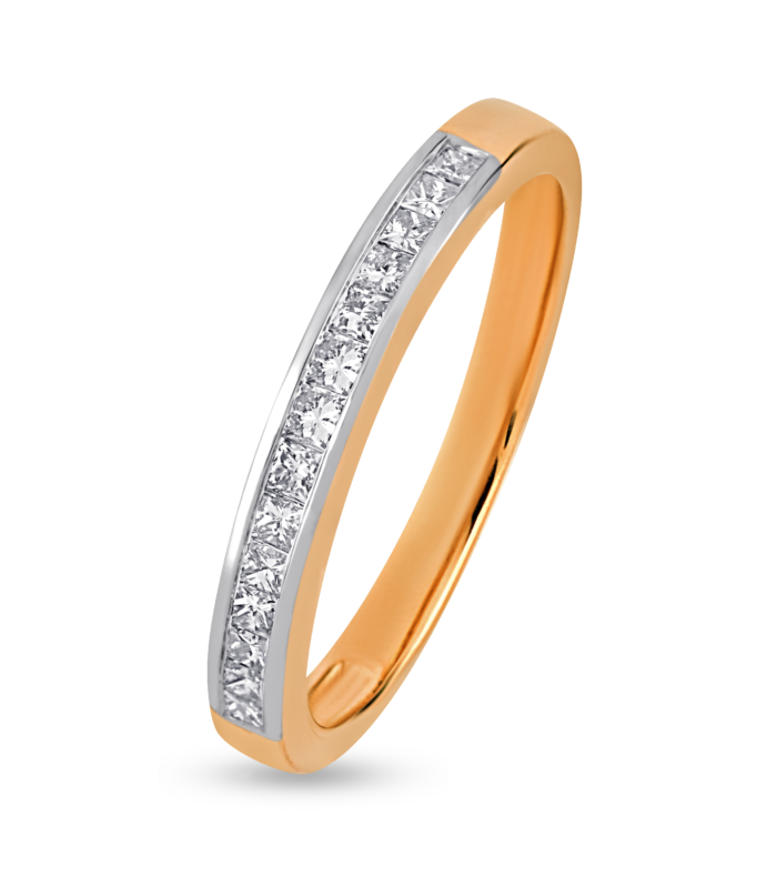 Diamond Channel Band Ring