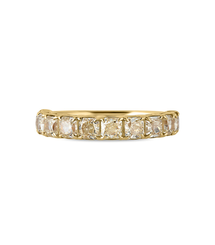 FANCY YELLOW DIAMOND BAND RING