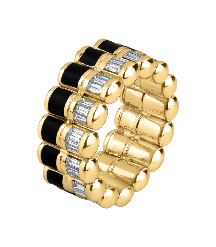 THE CITY ICON NOIR DIAMOND BAND