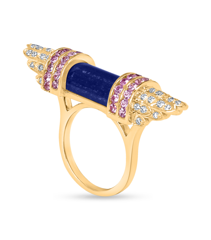 THE CITY ICON PINK TOURMALINE RING