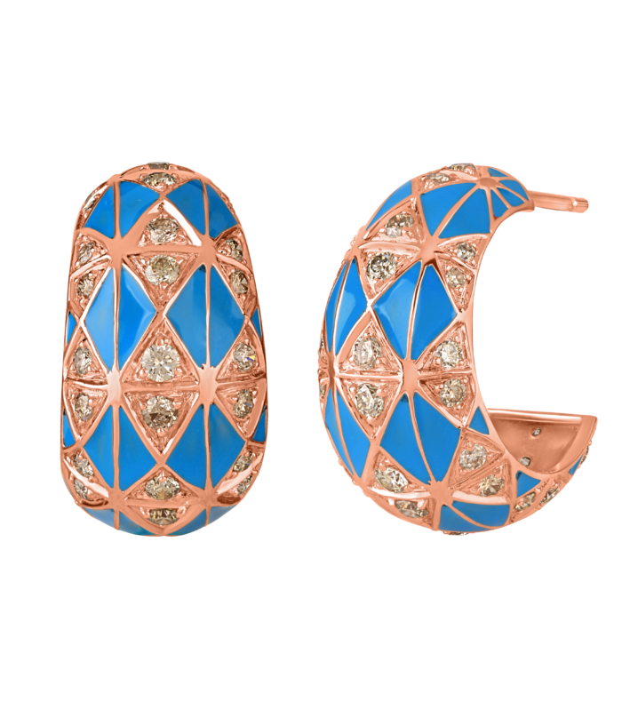 AZURE MOSAIC HOOPS